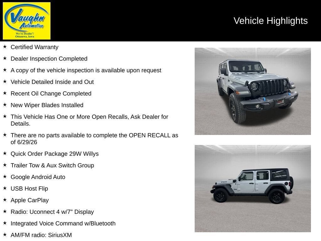 2023 Jeep Wrangler 4xe — side profile view