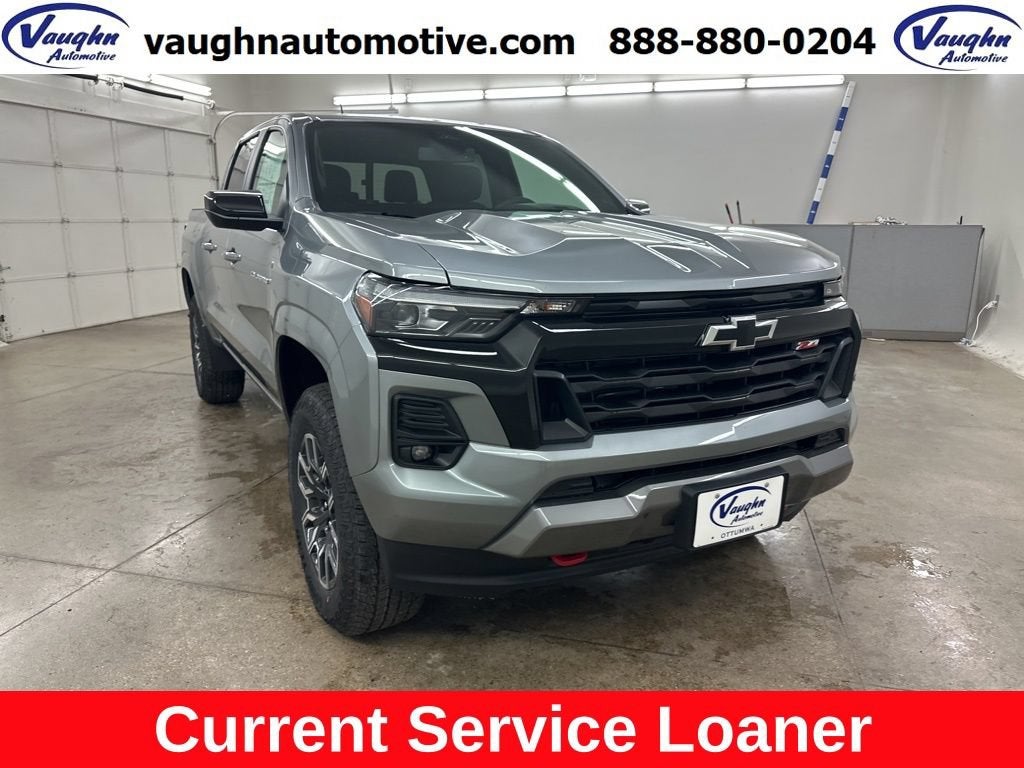 2026 Chevrolet Colorado Z71 in Sterling Gray Metallic — front three-quarter view