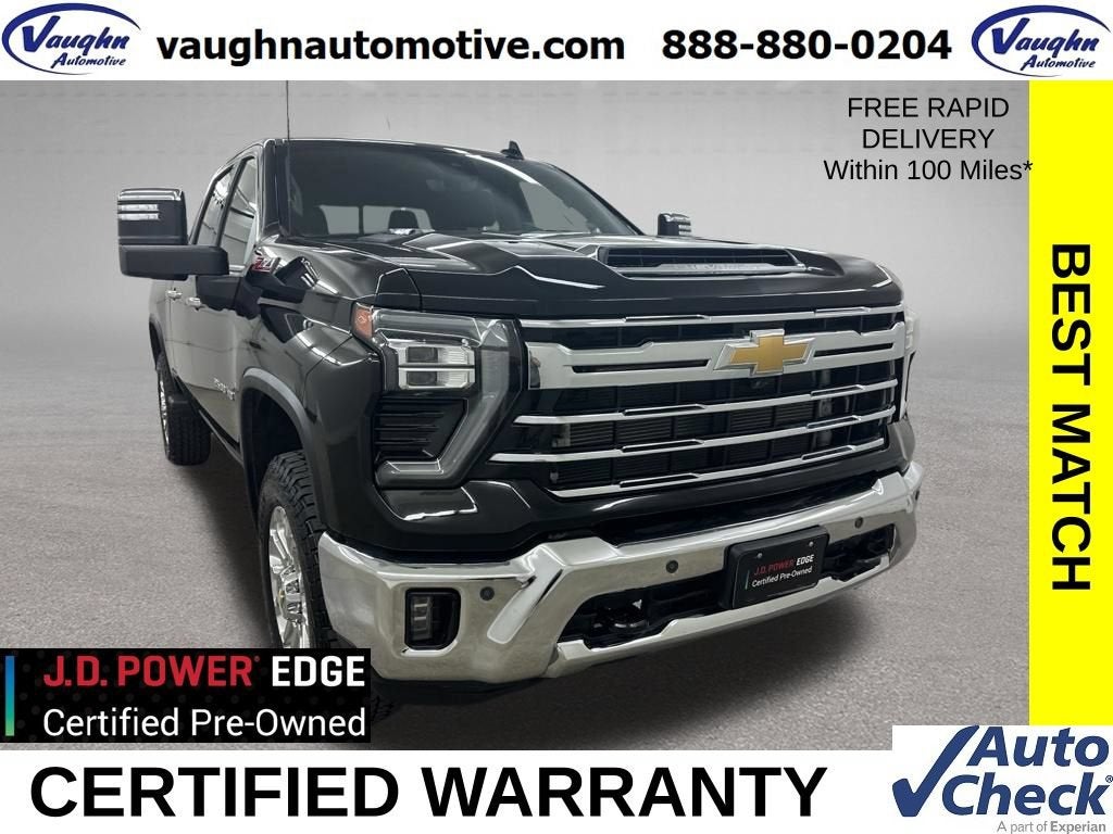 2024 Chevrolet Silverado 2500 HD LTZ in Black — front three-quarter view