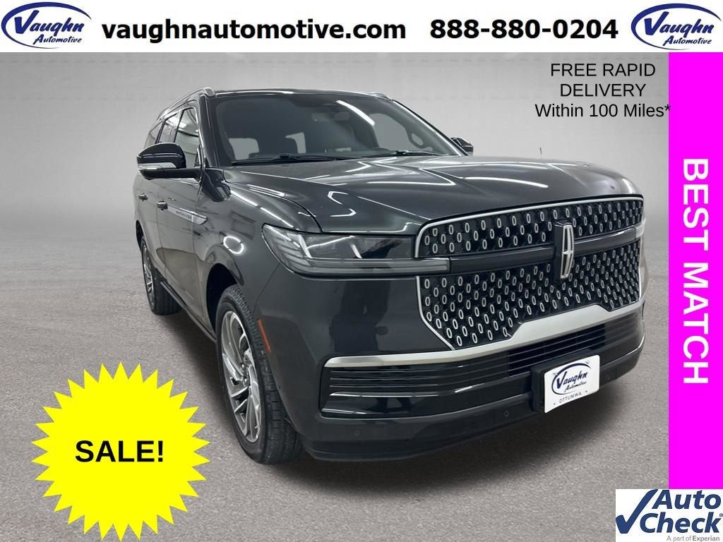 2025 Lincoln Navigator Reserve in Gray — front three-quarter view